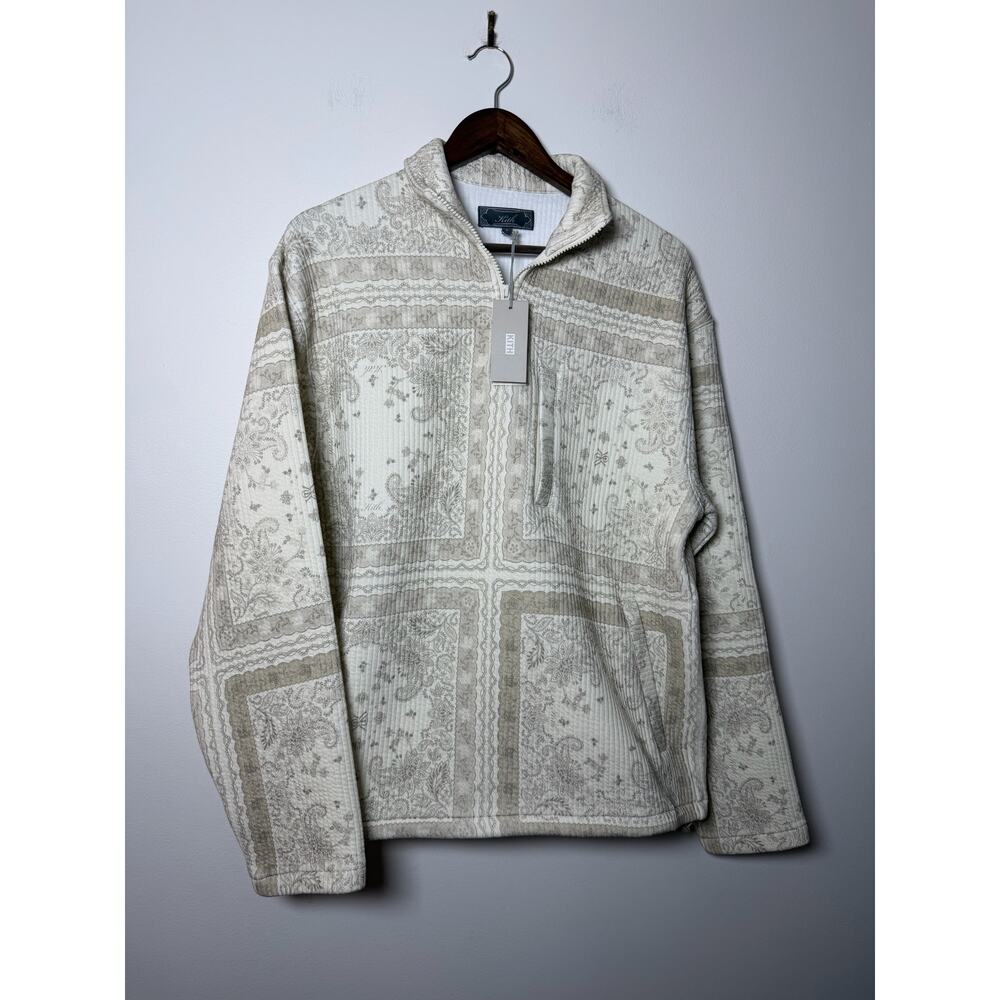 Kith Striped Interlock Claremont Quarter Zip